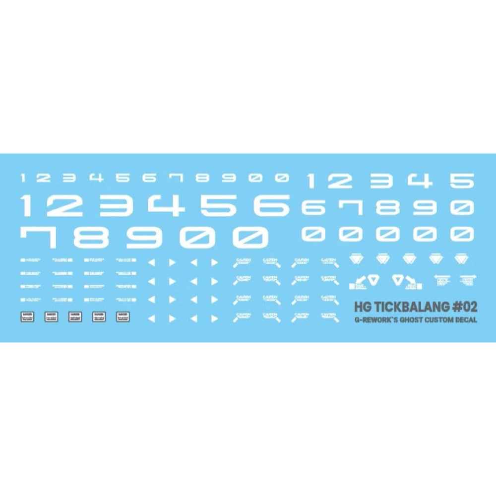 G-Rework CD-H-WM15 Premium Decal for HG Tickbalang
