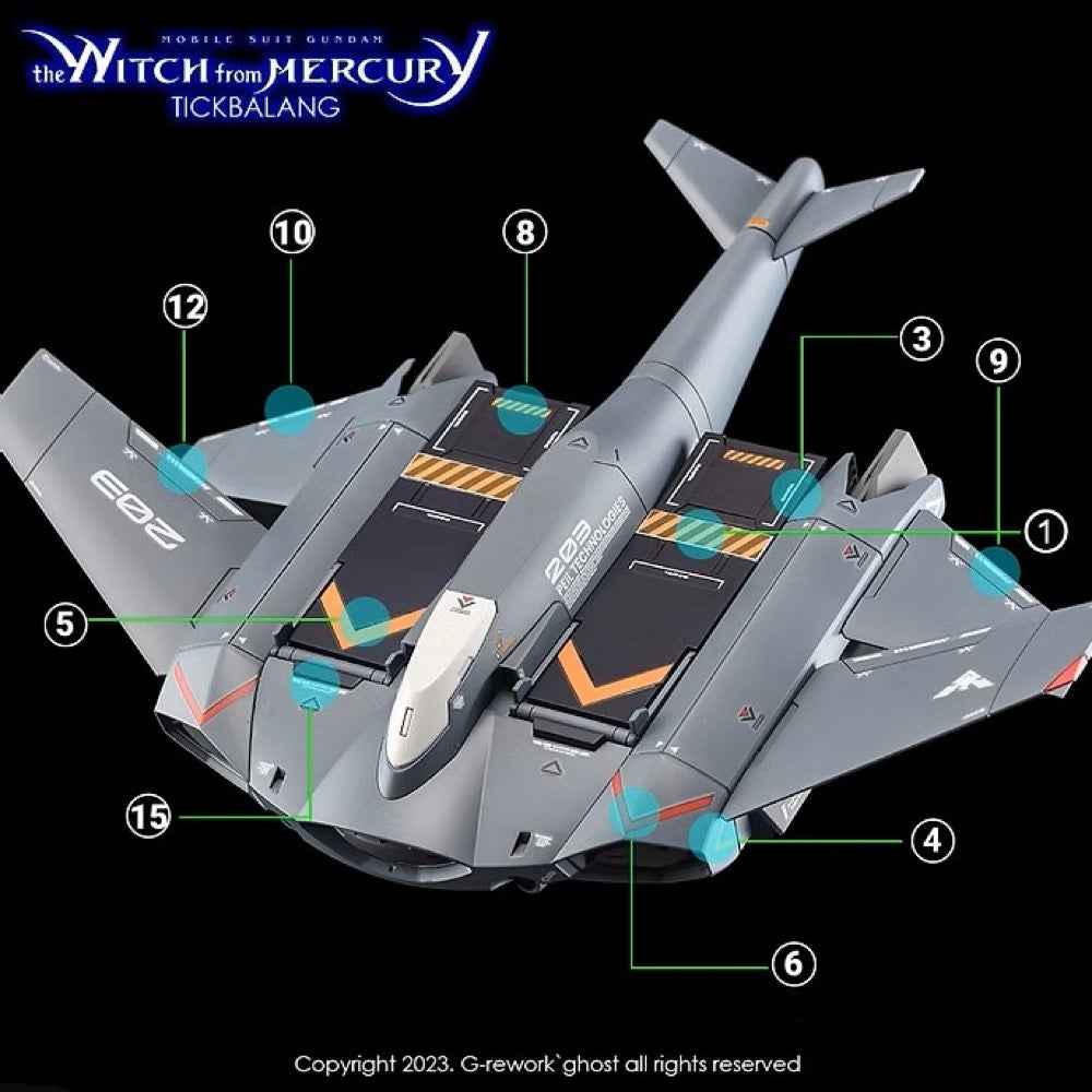 G-Rework CD-H-WM15 Premium Decal for HG Tickbalang