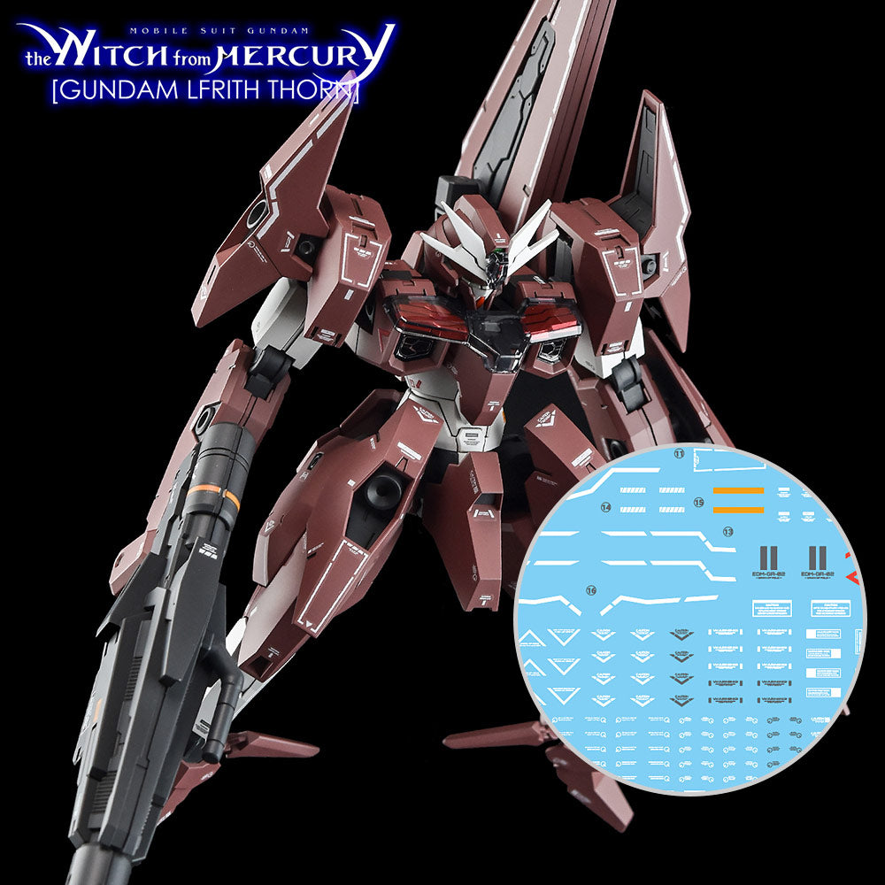 G-Rework CD-H-WM18 Premium Decal for HG Witch From Mercury Lfrith Thorn