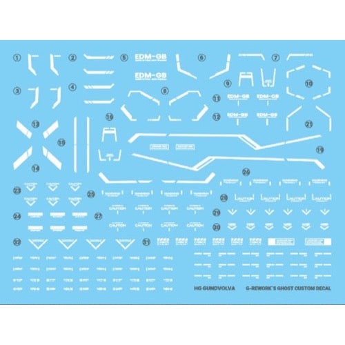G-Rework CD-H-WM24 Premium Decal for HG Witch From Mercury Gundvolva