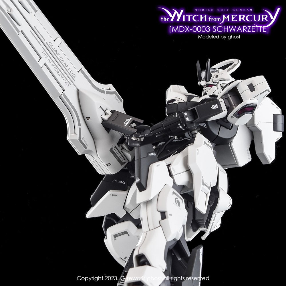 G-Rework CD-H-WM25 Premium Decal for HG Witch From Mercury Schwarzette