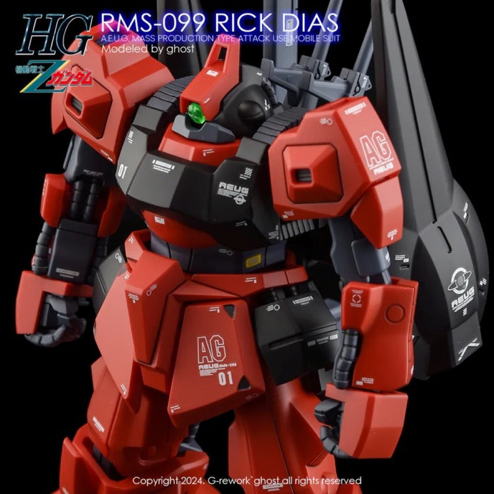 G-Rework CD-H10 Premium Decal for HG Rms-099 Rick Dias