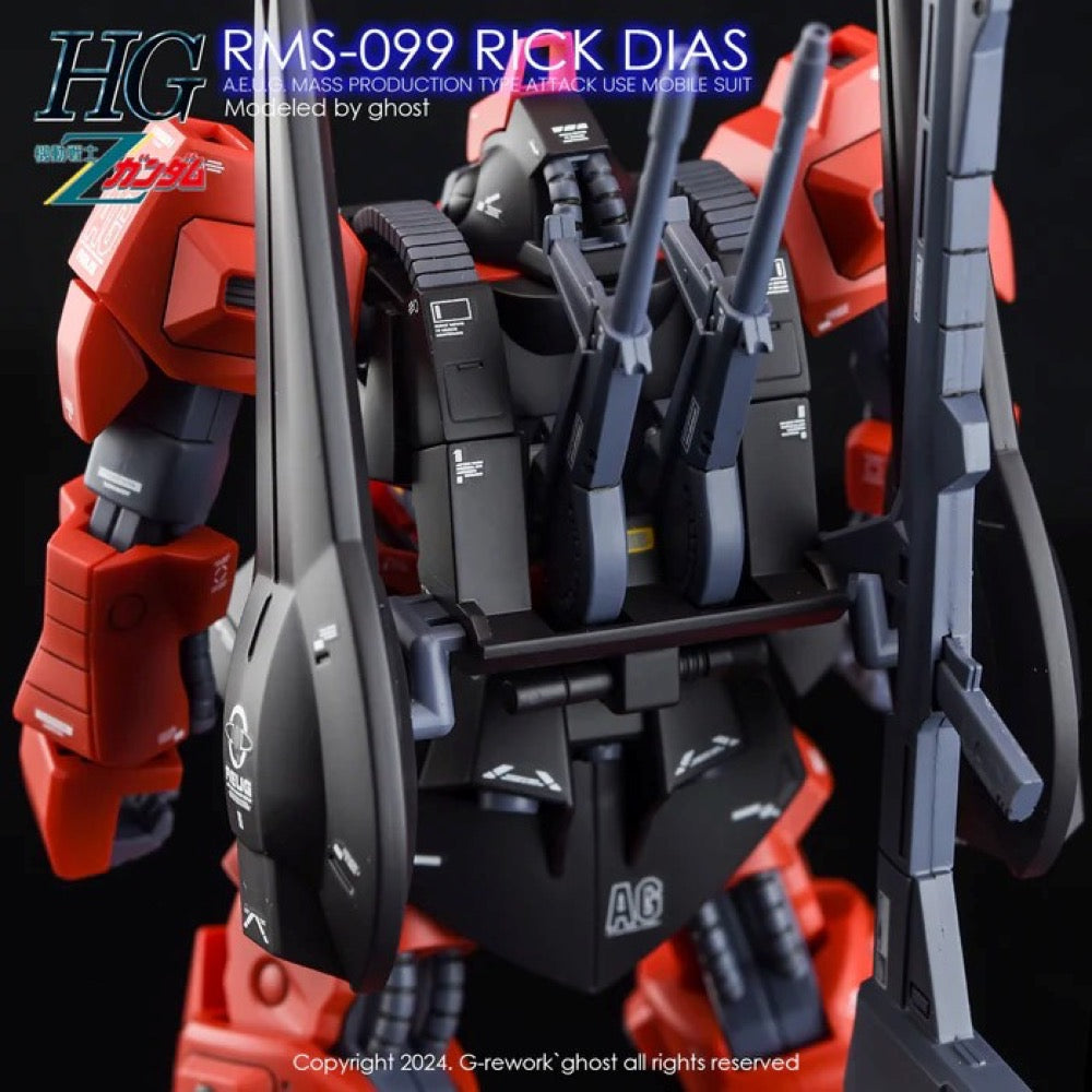G-Rework CD-H10 Premium Decal for HG Rms-099 Rick Dias