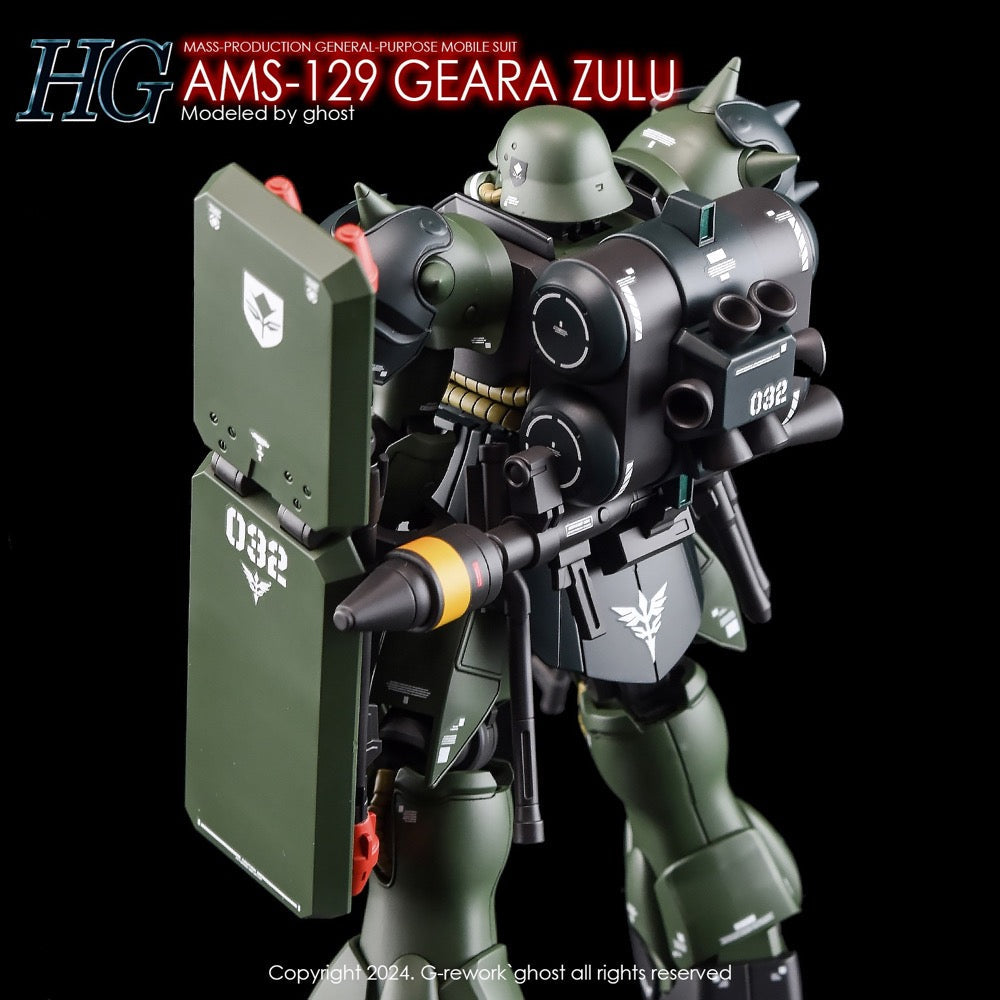 G-Rework CD-H102 Premium Decal for HG Geara Zulu