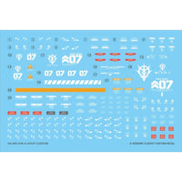 G-Rework CD-H117 Premium Decal for HG Ms-07B Gouf Custom