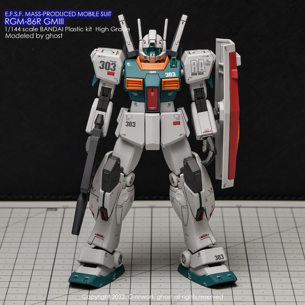 G-Rework CD-H126 Premium Decal for HG RGm-86R Gmiii