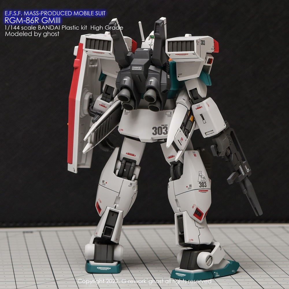 G-Rework CD-H126 Premium Decal for HG RGm-86R Gmiii