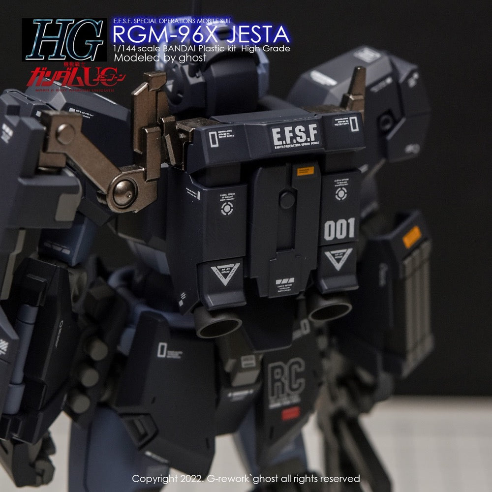 G-Rework CD-H130 Premium Decal for HG RGm-96X Jesta