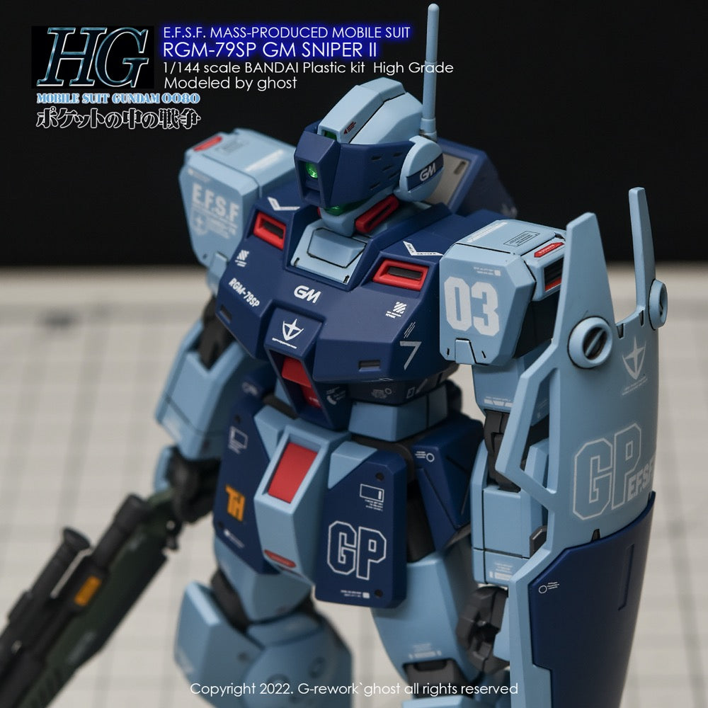 G-Rework CD-H146 Premium Decal for HG RGm-79Sp Gm Sniper2
