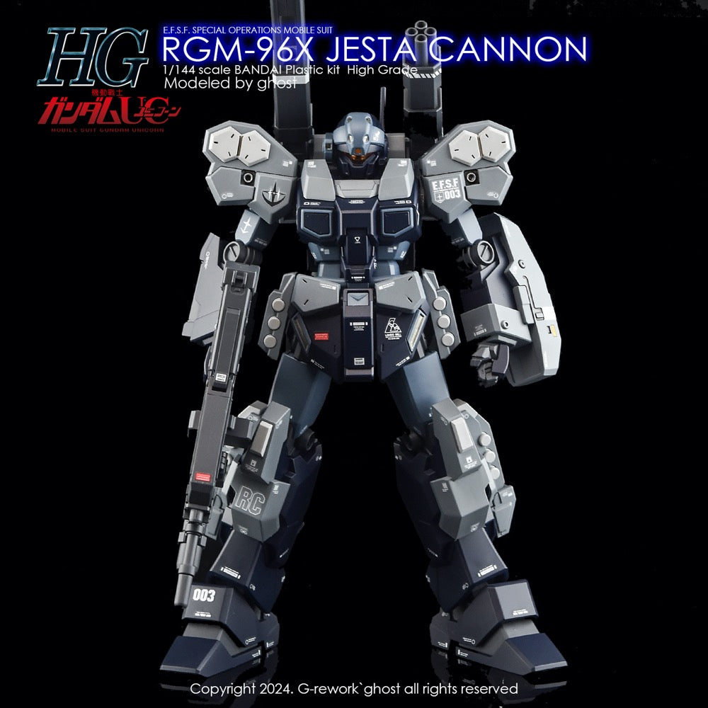 G-Rework CD-H151 Premium Decal for HG RGm-96X Jesta Cannon (Unicon Ver.)