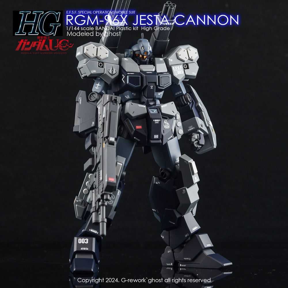 G-Rework CD-H151 Premium Decal for HG RGm-96X Jesta Cannon (Unicon Ver.)