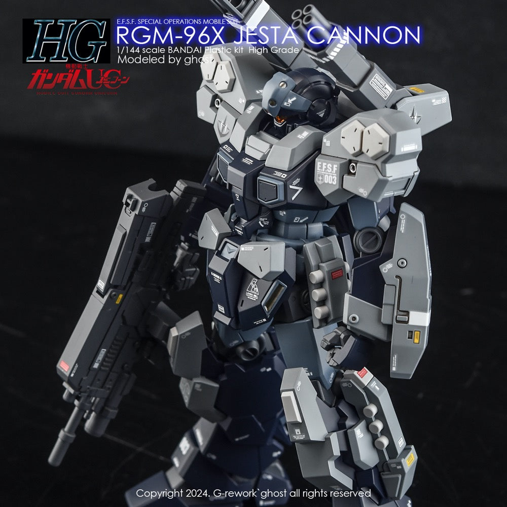 G-Rework CD-H151 Premium Decal for HG RGm-96X Jesta Cannon (Unicon Ver.)