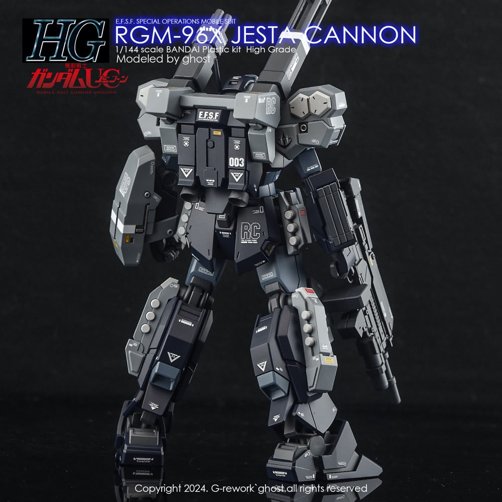 G-Rework CD-H151 Premium Decal for HG RGm-96X Jesta Cannon (Unicon Ver.)