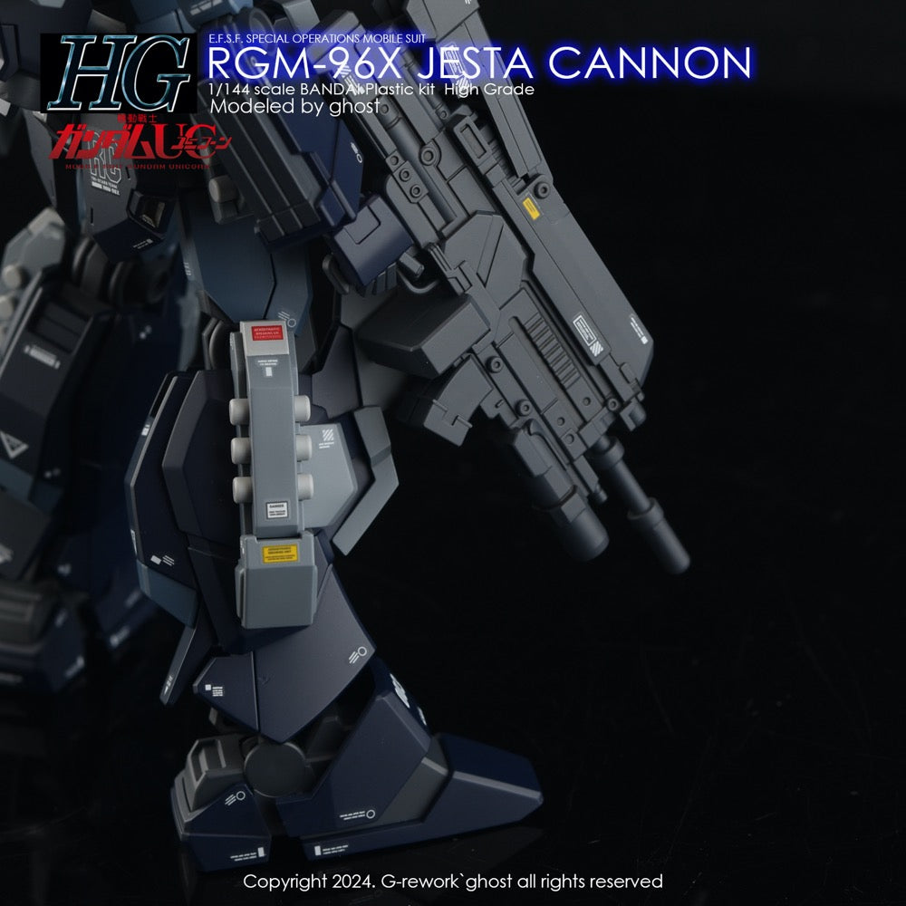 G-Rework CD-H151 Premium Decal for HG RGm-96X Jesta Cannon (Unicon Ver.)