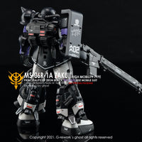 G-Rework CD-H152 Premium Decal for HG Origin Ms-06R-1A Jakuii ( Black Tri-Stars Full Set)
