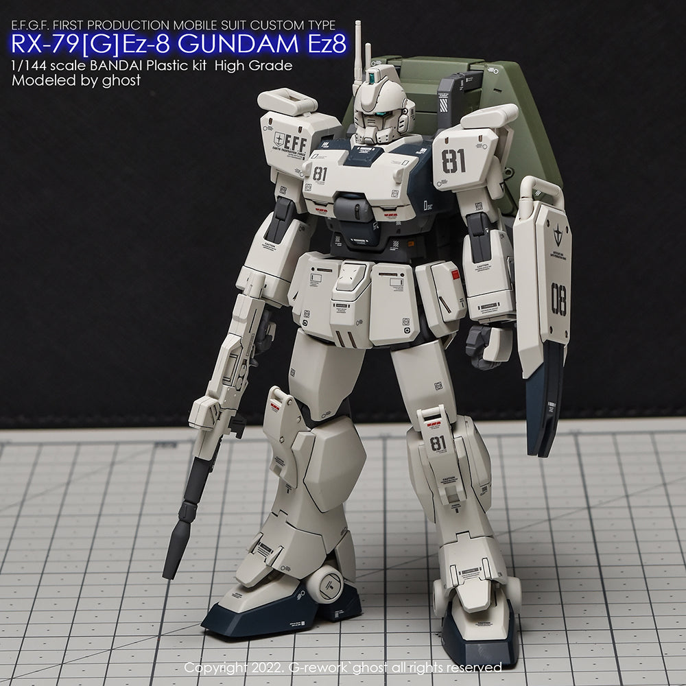 G-Rework CD-H155 Premium Decal for HG 08Team Rx-79Gez-8 Gundam