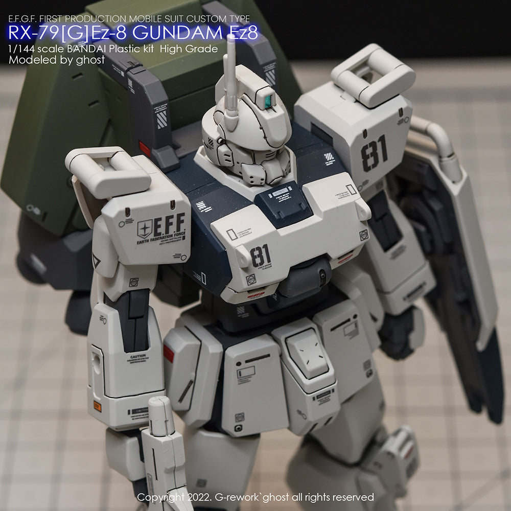 G-Rework CD-H155 Premium Decal for HG 08Team Rx-79Gez-8 Gundam