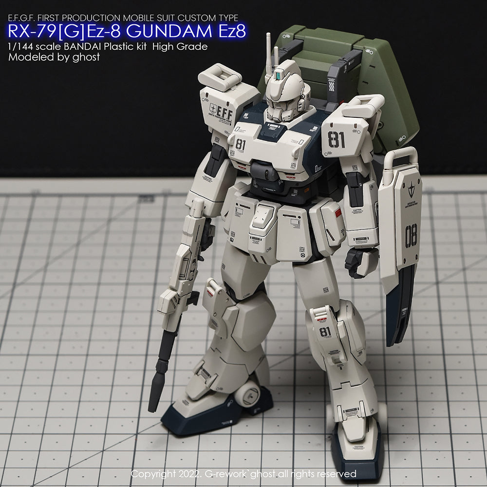 G-Rework CD-H155 Premium Decal for HG 08Team Rx-79Gez-8 Gundam