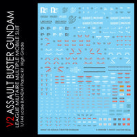 G-Rework CD-H189 Premium Decal for HG V2 Assault Buster Gundam