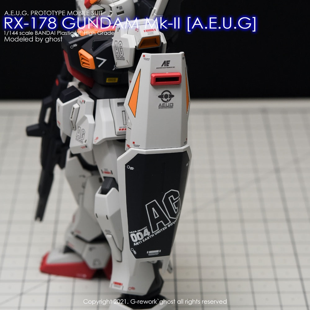 G-Rework CD-H193 Premium Decal for HG Gundam Mk-2 (A.E.U.G.)