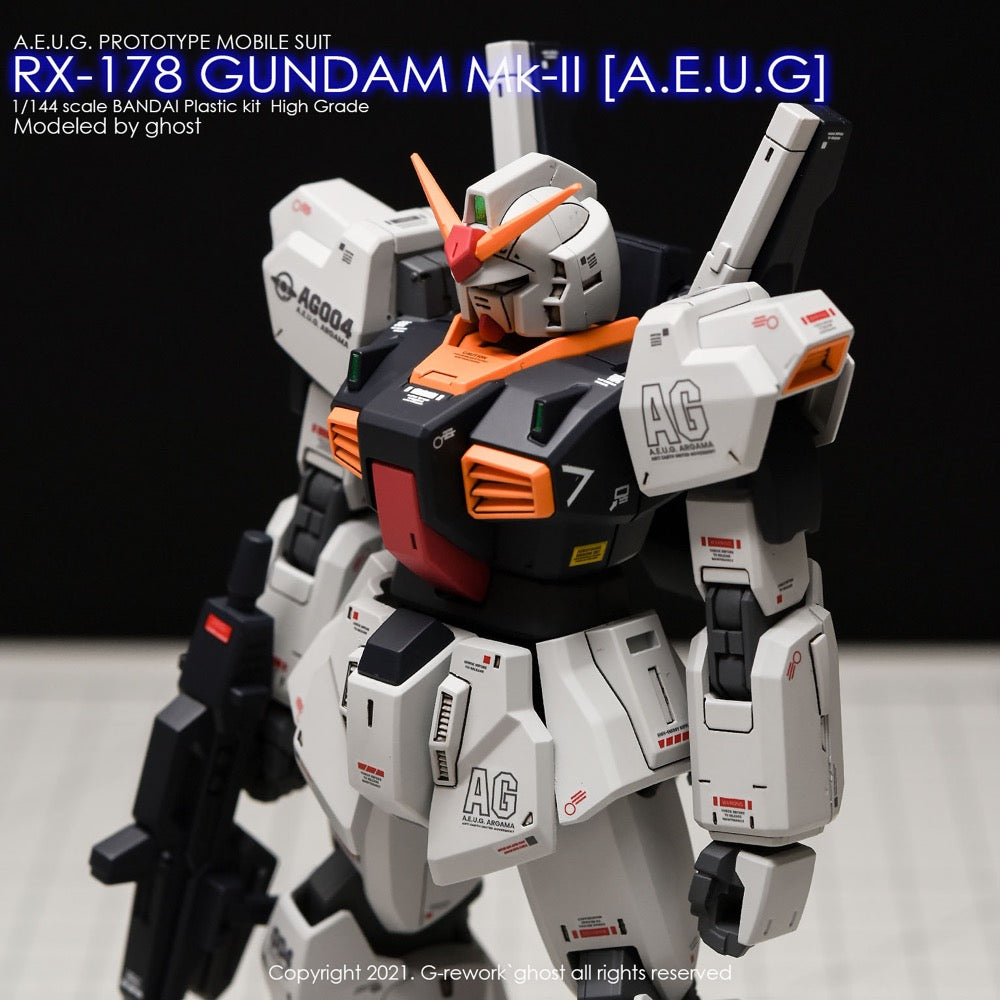 G-Rework CD-H193 Premium Decal for HG Gundam Mk-2 (A.E.U.G.)