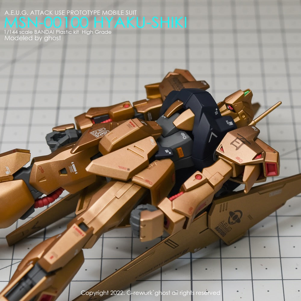 G-Rework CD-H200 Premium Decal for HG Hyaku-Shiki (Revive Ver.)