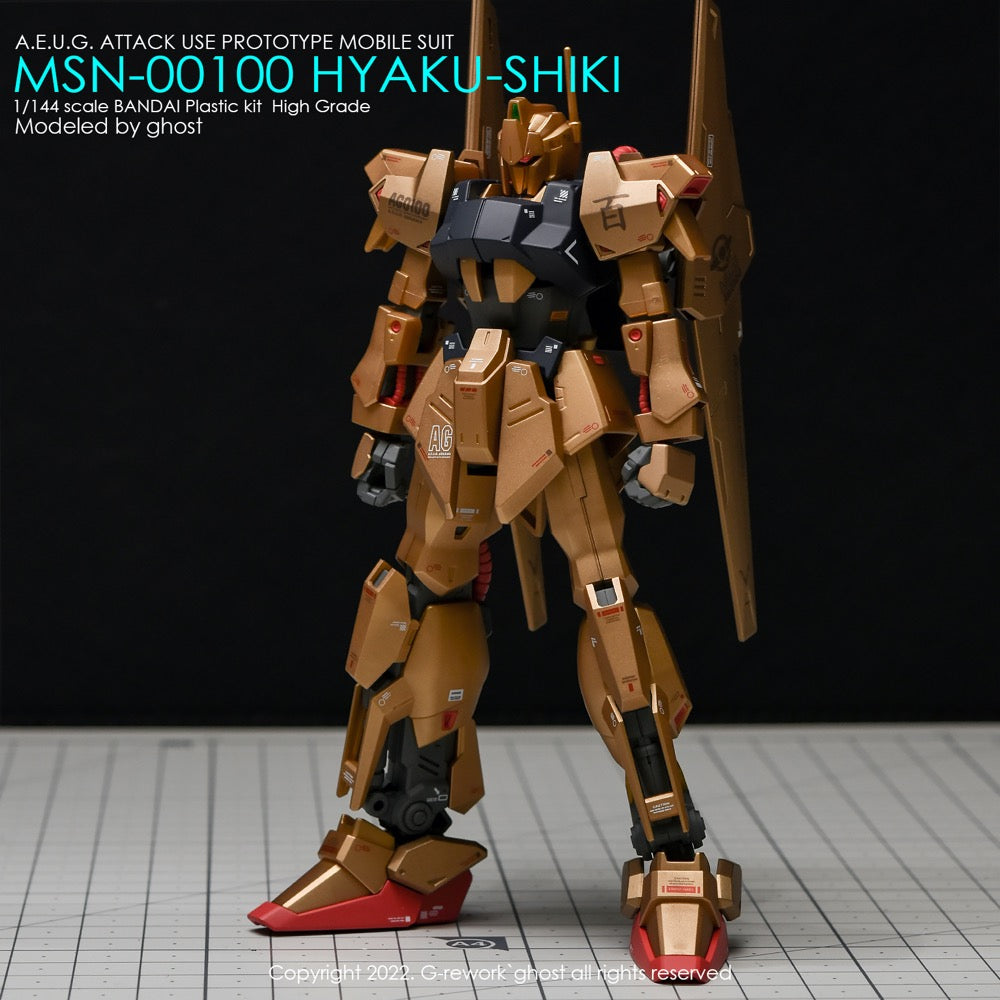 G-Rework CD-H200 Premium Decal for HG Hyaku-Shiki (Revive Ver.)