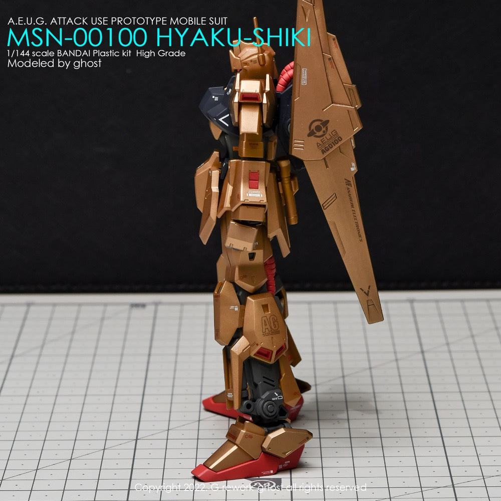 G-Rework CD-H200 Premium Decal for HG Hyaku-Shiki (Revive Ver.)
