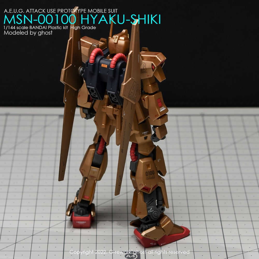 G-Rework CD-H200 Premium Decal for HG Hyaku-Shiki (Revive Ver.)