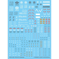 G-Rework CD-H203 Premium Decal for HG Zeta Gundam G.E.P