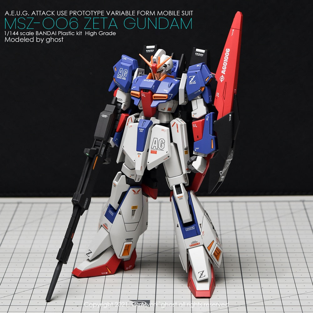 G-Rework CD-H203 Premium Decal for HG Zeta Gundam G.E.P