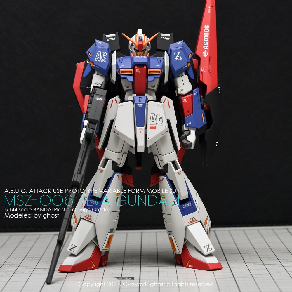 G-Rework CD-H203 Premium Decal for HG Zeta Gundam G.E.P