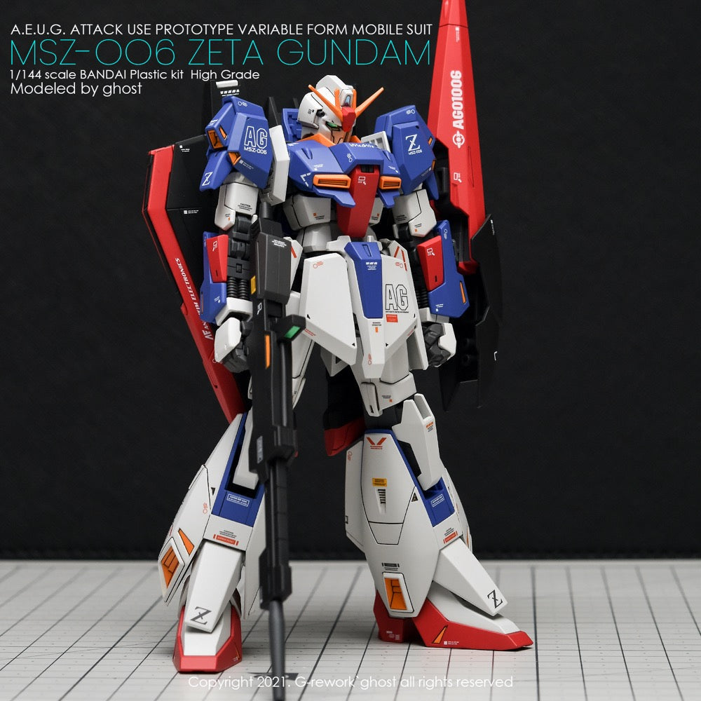 G-Rework CD-H203 Premium Decal for HG Zeta Gundam G.E.P