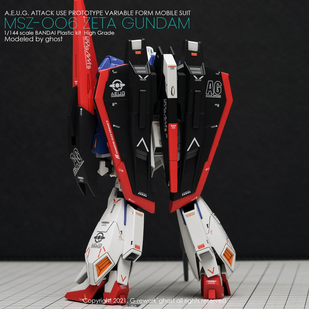 G-Rework CD-H203 Premium Decal for HG Zeta Gundam G.E.P