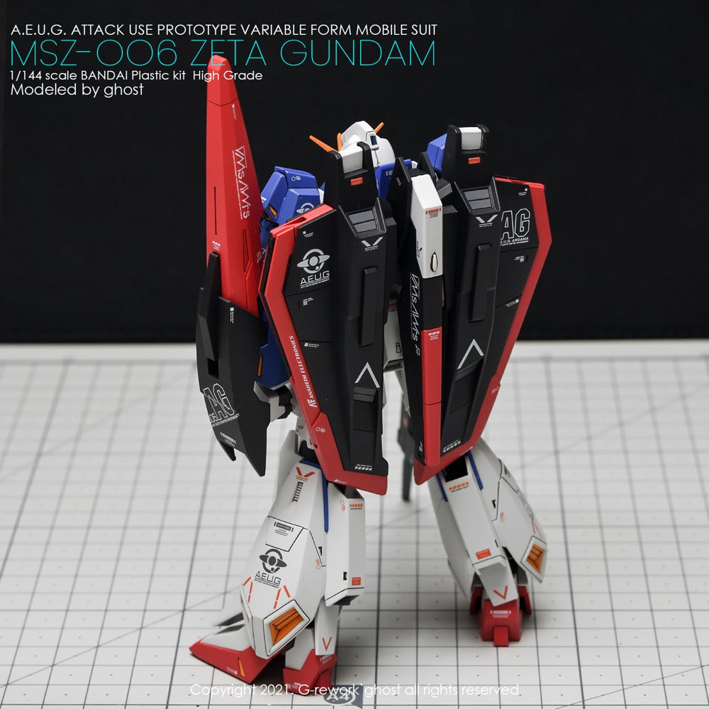 G-Rework CD-H203 Premium Decal for HG Zeta Gundam G.E.P
