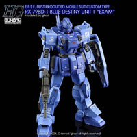 G-Rework CD-H207 Premium Decal for HG RX-79 BD-01 Blue Destiny