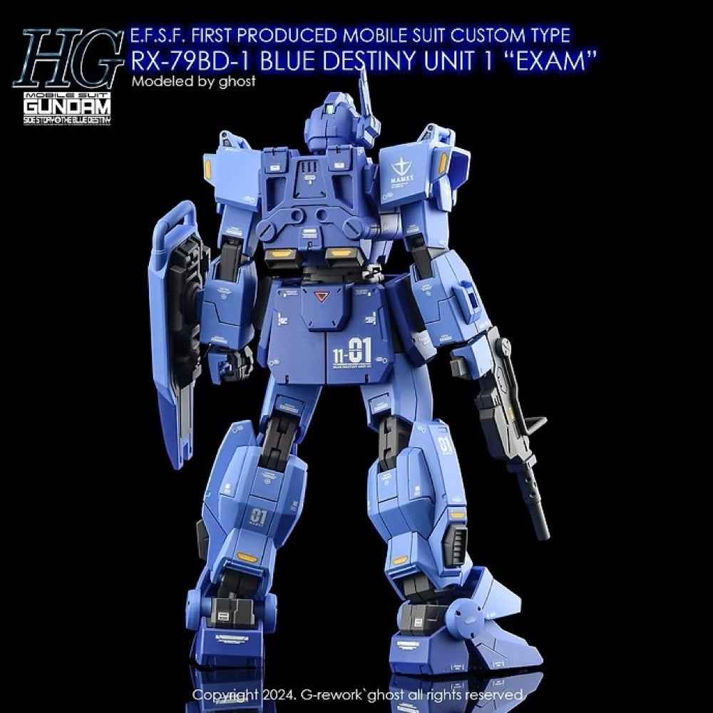 G-Rework CD-H207 Premium Decal for HG RX-79 BD-01 Blue Destiny