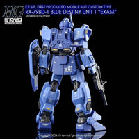 G-Rework CD-H207 Premium Decal for HG RX-79 BD-01 Blue Destiny