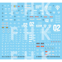 G-Rework CD-H208 Premium Decal for HG Rx-79 Bd-02 Blue Destiny