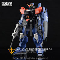 G-Rework CD-H208 Premium Decal for HG Rx-79 Bd-02 Blue Destiny