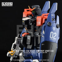 G-Rework CD-H208 Premium Decal for HG Rx-79 Bd-02 Blue Destiny