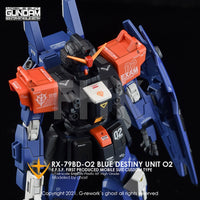 G-Rework CD-H208 Premium Decal for HG Rx-79 Bd-02 Blue Destiny