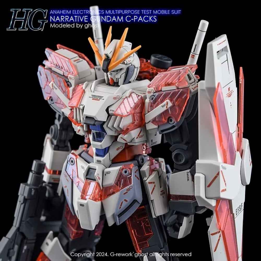 G-Rework CD-H222 Premium Decal for HG RX-9/C Narrative Gundam C-Pack