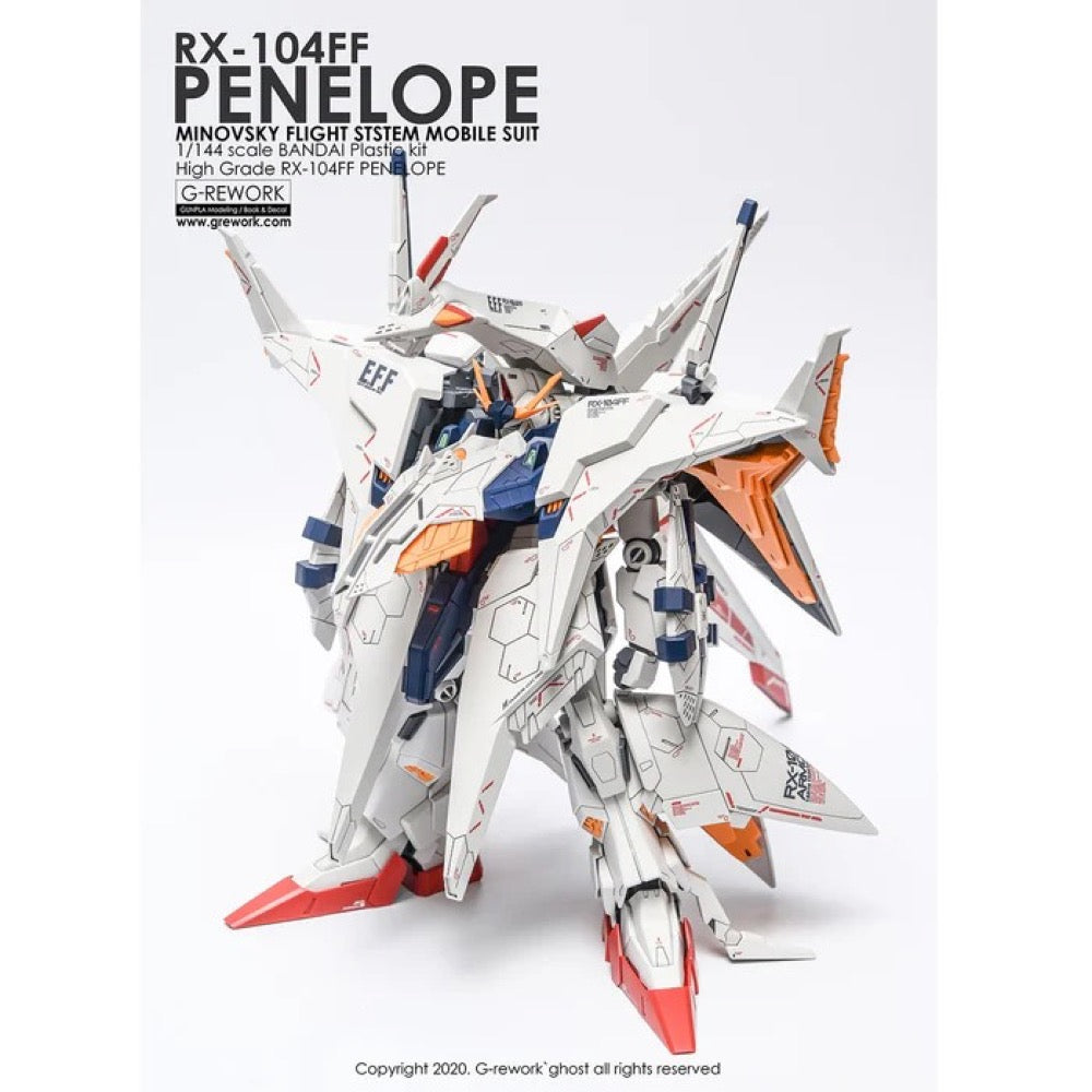 G-Rework CD-H229 Premium Decal for HG Rx-104Ff Penelope