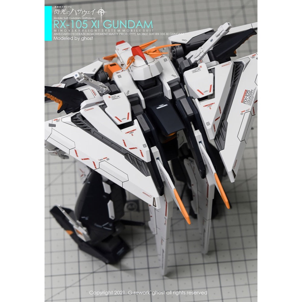 G-Rework CD-H238 Premium Decal for HG Rx-105 Xi Gundam