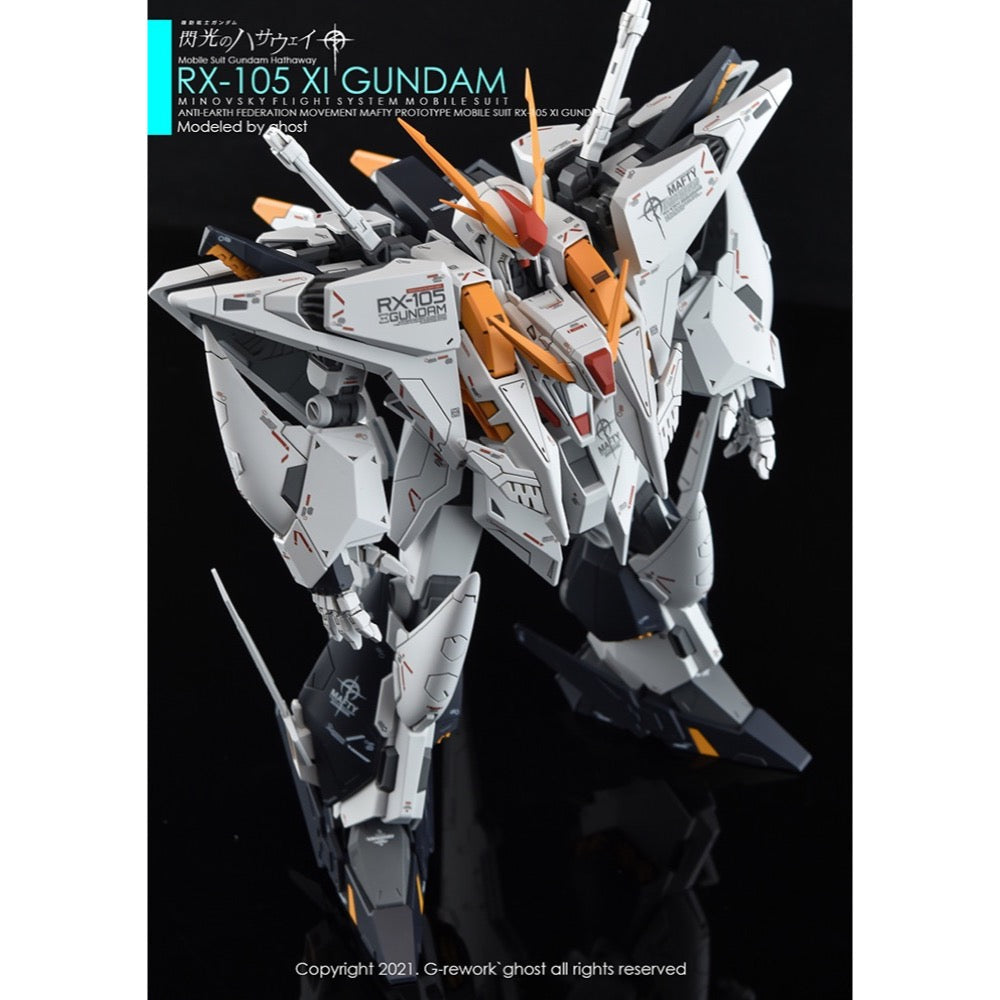 G-Rework CD-H238 Premium Decal for HG Rx-105 Xi Gundam