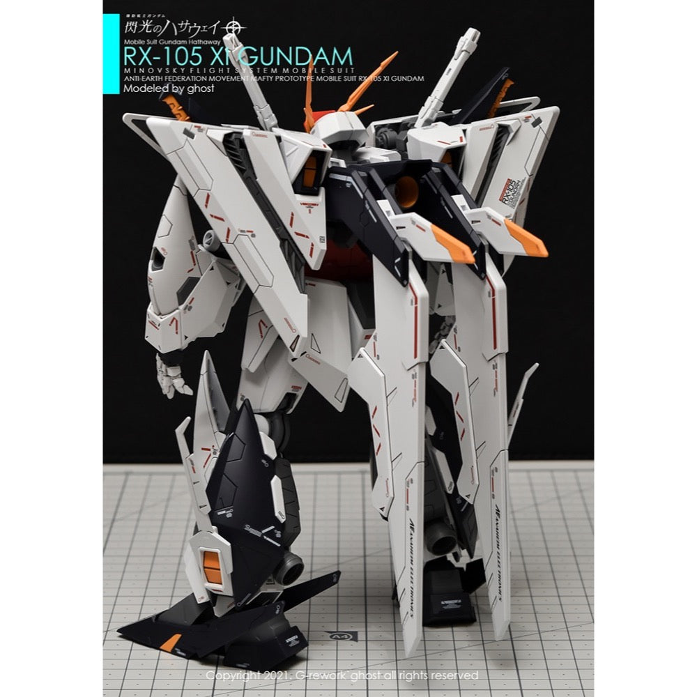 G-Rework CD-H238 Premium Decal for HG Rx-105 Xi Gundam