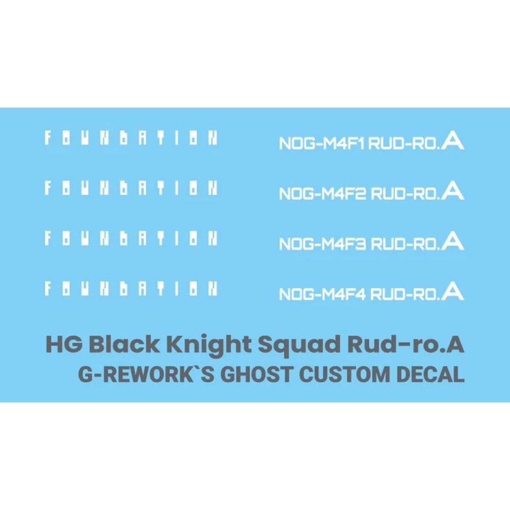 G-Rework CD-H247 Premium Decal for HG Seed B.K.S Rud-Ro ( Series Selectable )