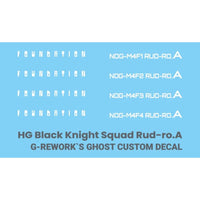 G-Rework CD-H247 Premium Decal for HG Seed B.K.S Rud-Ro ( Series Selectable )
