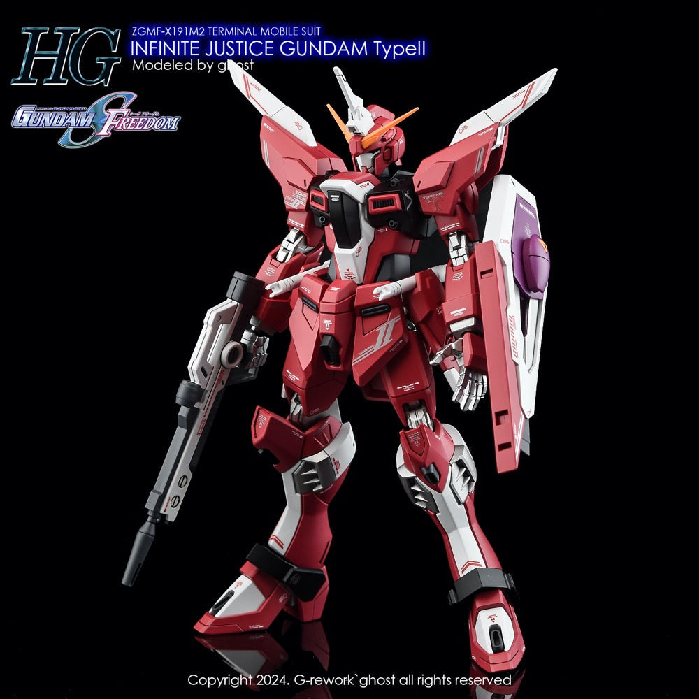 G-Rework CD-H251 Premium Decal for HG Seed Infinite Justice Gundam Type 2